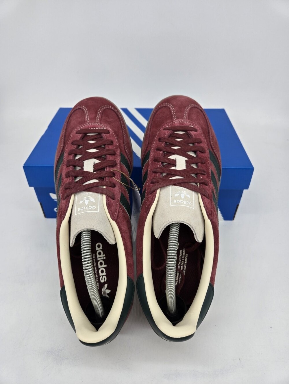 Adidas Men's Gazelle Indoor JH5403 Shadow Red Green Shoes Size 12 - Picture 5 of 8